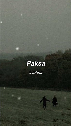 Paksa - Chrstn (Lyrics + English Translation) | Chasing In The Wild OST ✨