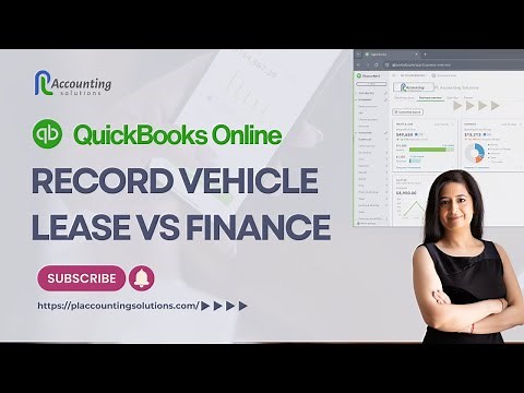 QuickBooks Online - How To Record Vehicle Lease And Finance Accurately (QBO 2024)