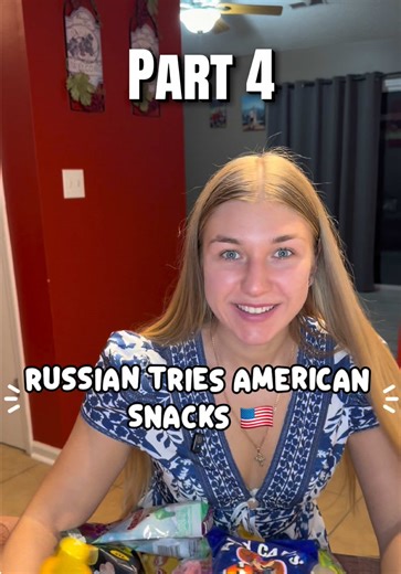 First time trying American snacks as a Russian 🇷🇺 🇺🇸 What should I try next? PART 4 #americansnacks #americanfood #tastetest #russiangirl #foodreaction
