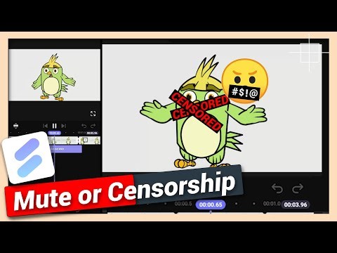 Mute or Censor part of a Video with Beep sound | Spring Video Editing tutorial