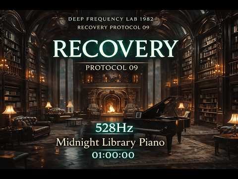 RECOVERY PROTOCOL 09 | 528Hz Midnight Library Piano (1 Hour)