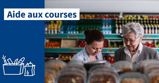 Aide aux courses dédiée pour les personnes âgées