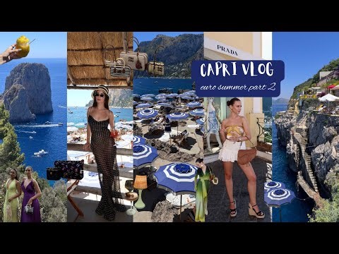 CAPRI vlog - luxury shopping, La Fontelina, boat day, Da Paolino, and falling in love with Capri