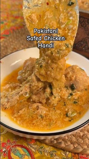 Pakistani Safed Chicken Handi