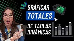 ► Cómo graficar los totales de una tabla dinámica en Excel