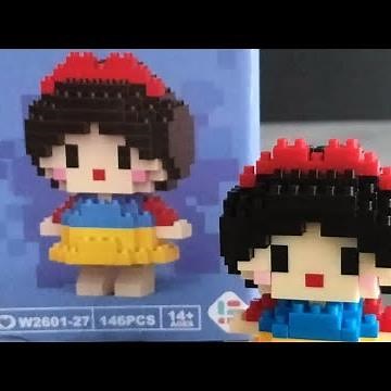 Building Block BRICKS | make a wise life | (W2601-27) | Snow White