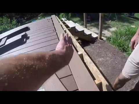 How to install Trex Decking with multiple colors