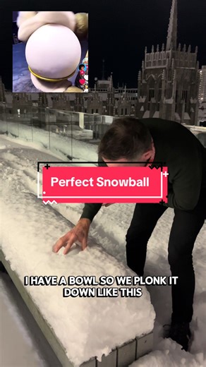 We saw it, we had to try it. Well @Pete McIntosh did. Rate his snowball out of 10? #aberdeen #aberdeenshire #snow #snowball #winter