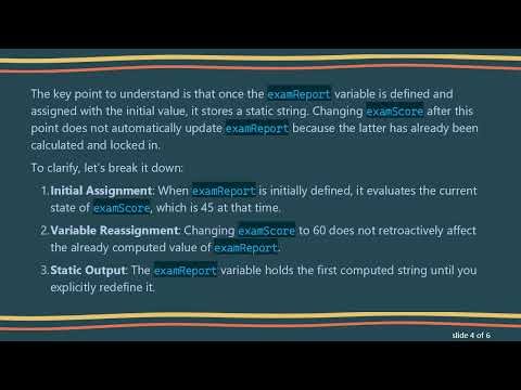 Understanding Why Changes to a Variable Don't Reflect in the Console: A JavaScript Guide