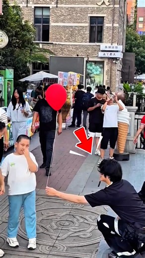 The Magician Saved The Balloon But The Kid Lost It Forever! 😂🎈 #shorts #magician #balloon #funny