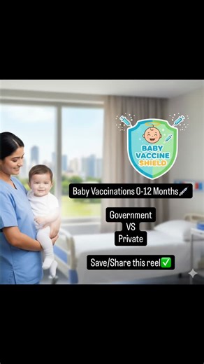 Veda Maheshwari on Instagram: ""Baby’s First Milestones✅: The Vaccination Edition! 🍼🏥 #reels #baby #mother #vaccine . . . This is for informational purposes only. For medical advice or a diagnosis, consult a professional."
