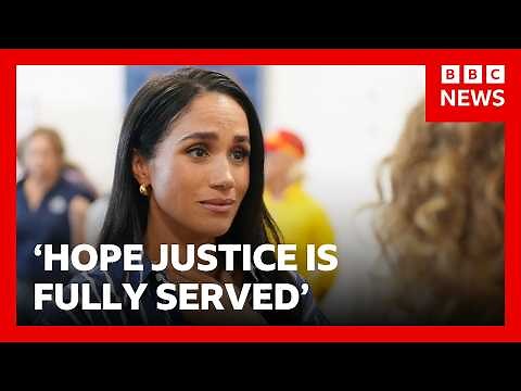 Meghan says allegations against father 'disturbing' and hopes justice 'fully served' | BBC News