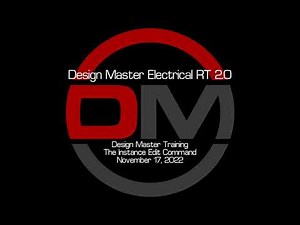 ElectroBIM for Revit: The Instance Edit Command (11/17/2022)