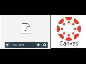 How to Download an Audio file (podcast) & Upload to Canvas