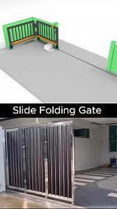 4.1M views · 21K reactions | Slide Folding Gate 2. #3ddesign #productdesign #automation #machine #mechanism #engineering #mechanical #mechanic | Breno Cruz | Facebook