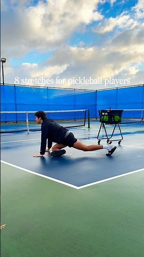 8 stretches for pickleball players 🧘🏻‍♂️