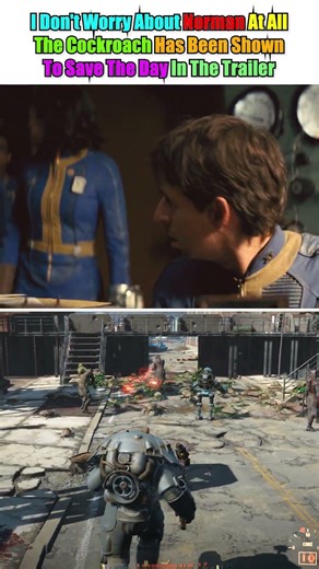 I Don't Worry About Norm At All...The Cockroach Saves the Day in the Trailer #Fallout #FalloutTVShow