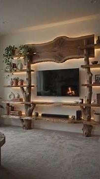 "Raw Wood to Stunning Wall Unit — Full Build"