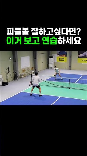 피클볼 잘하고 싶다면 이거 저장하고 똑같이 연습!