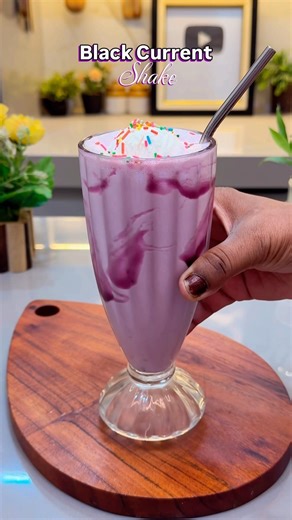 Black currant shake 😍😍💜💜… #shorts #viral #blackcurrentshake #recipe #kalpanaskitchen