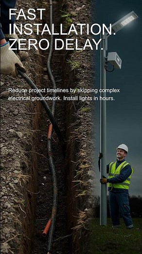 Commercial Solar LED Lighting Guide | Save Money, Eliminate Trenching & Go Green