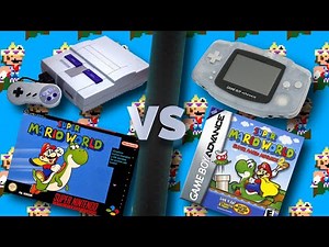 SNES Vs GBA Super Mario World