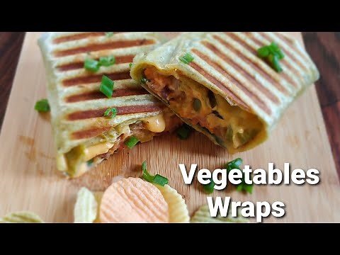 Vegetable Wraps | Fusion Recipes | Quick Wrap Recipe | Mom's Special Recipes