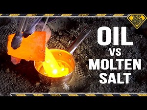 Molten Salt Dropped in Oil! TKOR Dives Into Molten Salt In Oil Experiment And More!