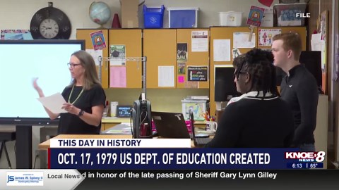 This Day in History: U.S. Department of Education created on Oct. 17, 1979
