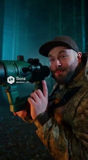 Baumarkt-Vision! 💚 Das Akku-Fernglas für die Dunkelschicht in Heimwerker-Grün! (Sora KI Satire)