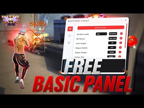 FREE PC PANEL OB53 MAIN ID FULL SAFE 💯 AIMBOT+ SNIPER SCOPE #freefire #pcpanel #ffpcpanel #freepanel