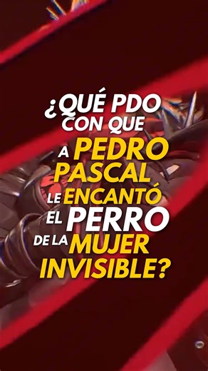 A Pedro Pascal le encantó el perro de la Mujer Invisible #PedroPascal #vanessakirby #marvelrivals #cine #geek | Catink