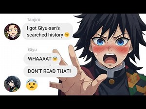 If Tanjiro Got Giyu's Search History | Demon Slayer Text Story