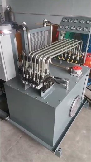 hydraulic station for testing plate