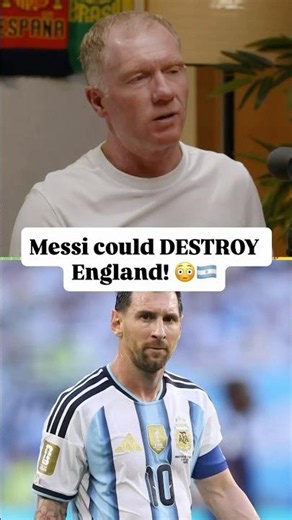 Lionel Messi could DESTROY England! 😳