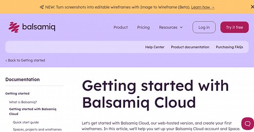 Getting started with Balsamiq Cloud - Balsamiq documentation