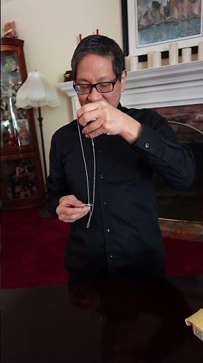 RING ON CHAIN - EASY MAGIC TRICK #easymagictricks #learnmagictricks