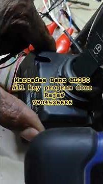 Mercedes Benz ML350 All key lost program done#electro#shorts#trending