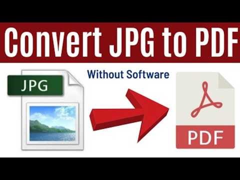 How to convert JPG Image to PDF File Online 📑