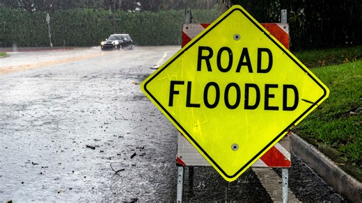 Weather update, flood alerts in Palm Beach County, heavy rain, winds
