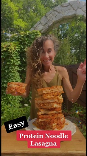 740K views · 13K reactions | Zero Carb PROTEIN NOODLE Lasagna ❤️❤️❤️ | Low Carb Keto Diet | Facebook