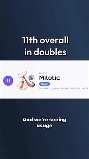 Is Milotic the new Amoonguss?