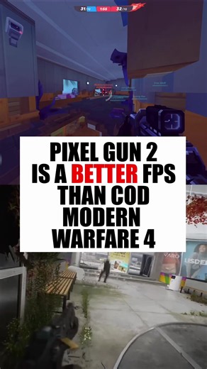 Pixel Gun 2 is going to be a better FPS game than Call of Duty Modern Warfare 4 and I’m not even trolling. So the demo for pixel gun 2 is out for steam nextfest and it has battleilfield destruction, mid match perk system, great gunplay, and well designed maps…and all I kept thinking was…how am I more excited for pixel gun 2 to release than cod modern warfare 4 😂 #pixelgun2 #codmodernwarfare4 #steamnextfest #indiegames #gamingnews