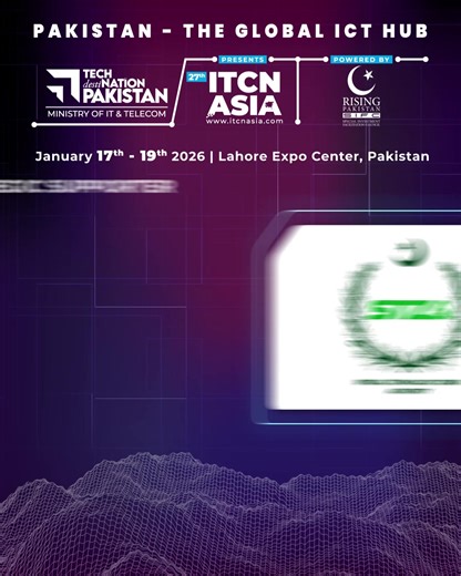 We are honored to have Special Technology Zones Authority - STZA as a Strategic Supporter of the 27th ITCN Asia, presented by Tech Destination Pakistan and powered by SIFC, strengthening Pakistan’s technology and innovation ecosystem. 📍 Lahore Expo Centre, Pakistan 🗓 17–19 January 2026 Register now: https://itcnasia.com/register/ Muhammad Umair Nizam | Ministry Of IT & Telecom | Special Investment Facilitation Council - SIFC | Pakistan Software Export Board | Pakistan Software Houses Associati
