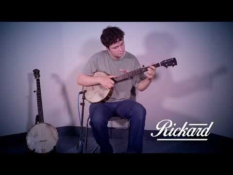 Rickard Banjos Walnut Dobson - 12 Inch Rim w/Goat Skin