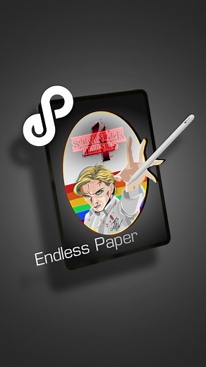 Alireza Shahbazi on Instagram: "Stranger Things - Infinity Zoom Vector Art (Zoom In Version) on iPad . Art by: @alirezashahbazi.art App: @endlesspaper.app Device: @apple iPad Pro 12,9" 2021 . . . #strangerthings"