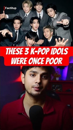 3 K-Pop Idols Who Were Born Poor But Became Millionaires 💸 | #blackpink #bts #kpop #shorts