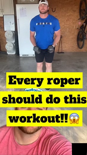 8.5K views · 181 reactions | Every roper should do this workout!! #rodeo #roping #workoutideas #workingout #stronger #gym #rodeogym #calfroping #breakawayroping | Rodeo Gym | Facebook