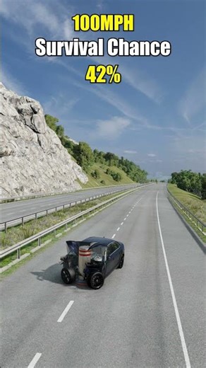 Crash Test Simulation Audi A4 at Different Speeds | Luxury Sedan Impact Test