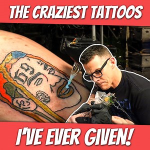 819K views · 10K reactions | The Craziest Tattoos Ive Ever Given | Steve-O | Facebook